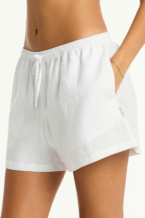 Sea Level Tidal Linen Boxer Short